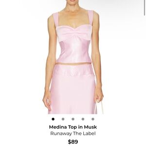 Runaway The Label Pink Medina Top